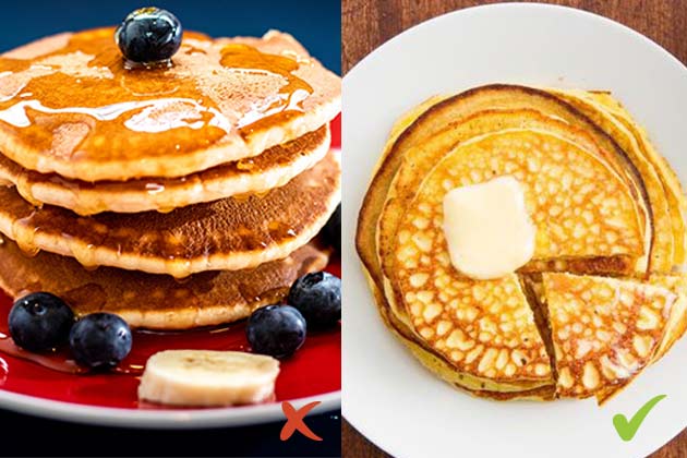 Replace Pancakes with Cream Cheese Pancakes