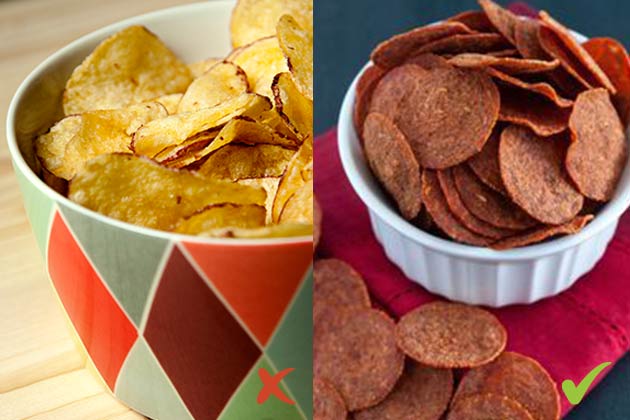 Replace Chips with Pepperoni