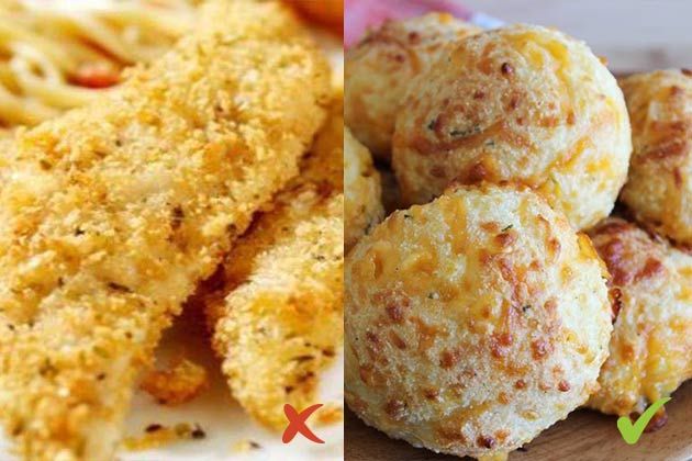 Replace Bread Crumbs with Parmesan
