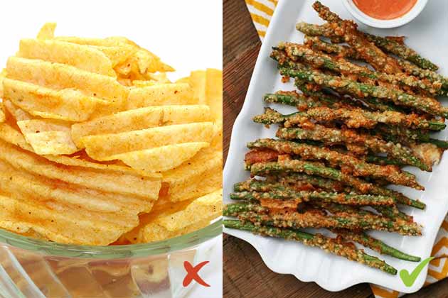 Replace Chips with Green Beans