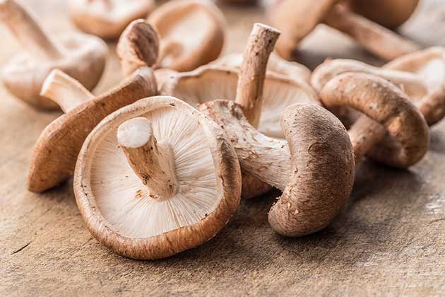 Shiitake mushrooms