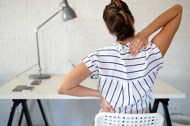 Back or Right Shoulder Pain